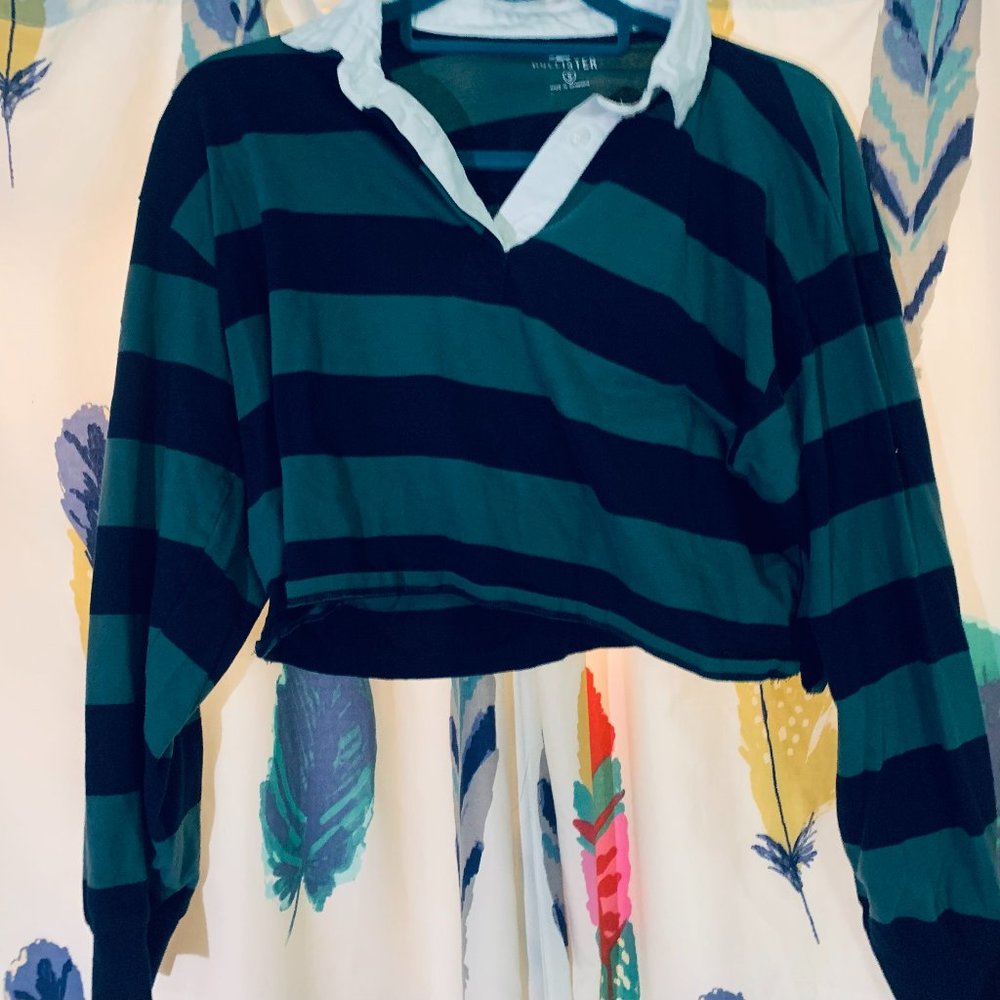 HOLLISTER STRIPED LONG SLEEVE TEE